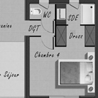 Plan de vente villa 3 type 4.<br />