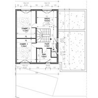 Plan de vente : étage villa 2 de type 4.</p>